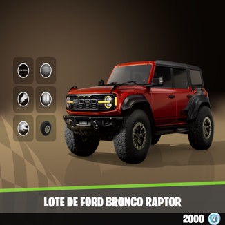 Lote de Ford Bronco Raptor